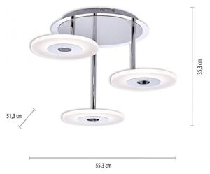 Lustră LED dimabilă Paul Neuhaus 6446-55 ADALI 3xLED/13W/230V