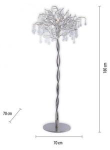 Lampadar Paul Neuhaus 232-55 ICICLE 5xG9/40W/230V crom