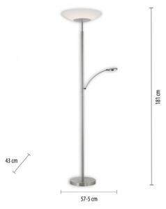 Paul Neuhaus ALFRED 655-55-LED lampă de podea cu dimmer LED/28W+LED/4W/230V