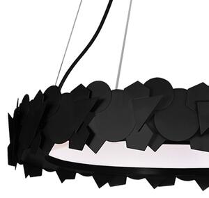Lustră SOHO LED suspendată pe cablu, 24W/230V, negru
