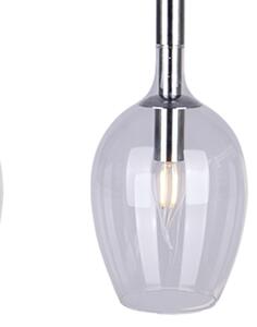 Lustră pe cablu TANGO 3xE14/40W/230V transparentă