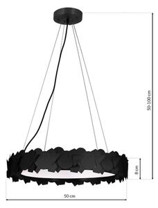 Lustră SOHO LED suspendată pe cablu, 24W/230V, negru