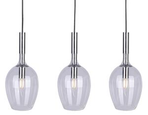 Lustră pe cablu TANGO 3xE14/40W/230V transparentă