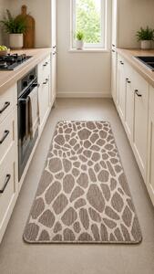 Covor Bucatarie, Flex 19642 101, Bej, Antiderapant, Dimensiunea 67x120 cm Dreptunghi, 67x120