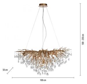 Lustră pe cablu Paul Neuhaus 2192-11 ICICLE 10xG9/40W/230V