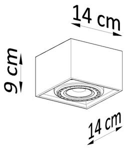 Plafonieră QUATRO 1xGU10/40W/230V beton
