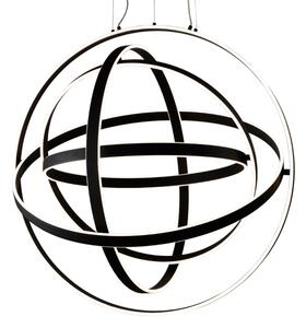 Lustră LED suspendată pe cablu COPERNICUS LED/260W/230V neagră