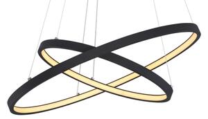 Lustră LED pe cablu Globo 67192-42B RALPH 2xLED/21W/230V