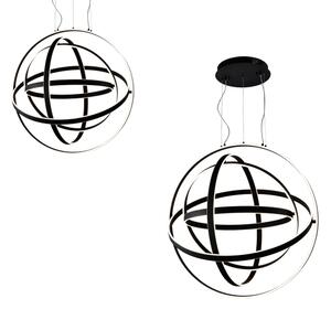 Lustră LED suspendată pe cablu COPERNICUS LED/260W/230V neagră