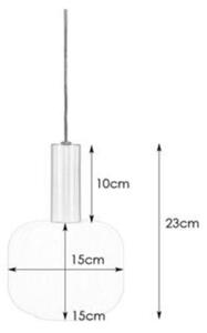 Lustră pe cablu Markslöjd 108122 SOBER 1xE14/40W/230V crom mat