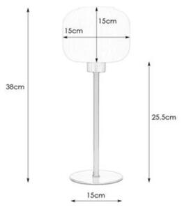 Lampă de masă Markslöjd 108120 SOBER 1xE27/60W/230V alamă