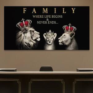 Tablou Canvas Premium, LuxCanva® C1266, Family Together, Relaxare, Family, Love, Living Room, Culori Vibrante