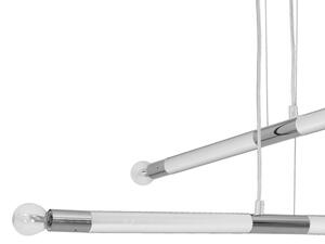 Lustră pe cablu BASTONE WHITE 4xE14/40W/230V