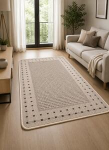 Covor Bucatarie, Flex 1963 19, Antiderapant, Crem Dreptunghi, 150x230