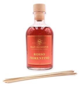 Difuzor de parfum cu bețișoare San Simone ROSSO FIORENTINO 250 ml