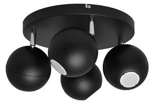 Spot LED MIDWAY 4xGU10/6,5W/230V negru