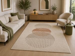 Covor Belgian Sufragerie Dormitor, Model Gent 51487 561, 160x230 cm 160 x 230, Dreptunghi, Crem