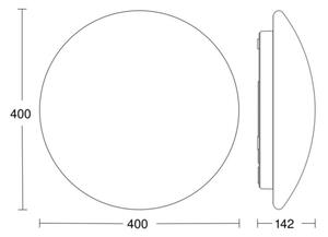 Corp de iluminat LED cu senzor pentru baie STEINEL 058593 RS PRO LED/20W/230V IP54