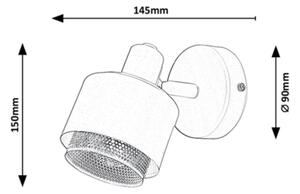 Aplică Rabalux 1xE14/40W/230V