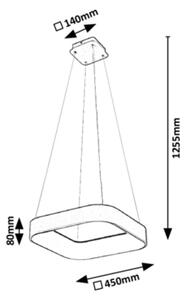 Rabalux - Candelabru LED dimabil pe cablu 28W 230V 3000-6000K + DO