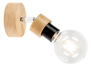 Spot-Light 2834174 - Aplică de perete tip spot MARJOLAINE, 1xE27/25W/230V, stejar