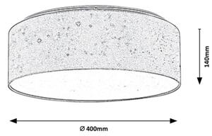 Rabalux - Plafonieră LED, 22W, 230V, crem