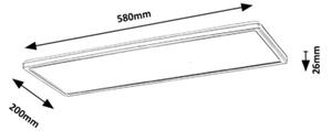 Panou LED aplicat Rabalux LED/22W/230V