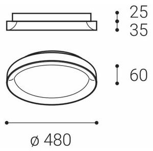 Plafonieră LED LED2 BELLA SLIM LED/38W/230V 3000/4000K neagră