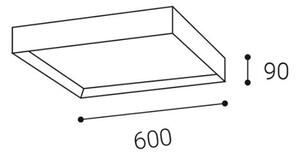 Plafonieră LED LED2 MILO LED/60W/230V albă 3000/4000K