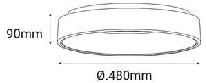 Plafonieră LED BELLA LED/40W/230V 3000/4000K neagră LED2