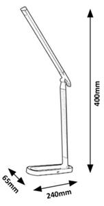 Lampă de masă LED tactilă dimabilă Rabalux LED/7W/230V neagră