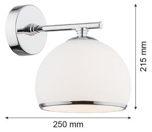Aplică Argon 4254 MARBELLA 1xE27/15W/230V crom