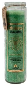 Lumânare parfumată înaltă Arome Chakra Comunicare, parfum de grădină la miezul nopții, 320 g