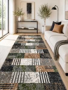 Covor Living Dormitor, Model Kolibri 11583 GB92, Gri Maro Verde Dreptunghi, 200x300