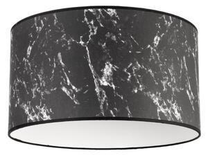 Plafonieră Duolla MARBLE 1xE27/40W/230V d. 45 cm negru/alb