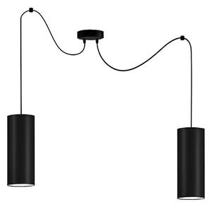 Lustră pe cablu ZIK 2xE27/40W/230V neagră