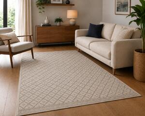 Covor Belgian Interior Exterior, Model 16723 631, Colectia Porto, Crem 160 x 230