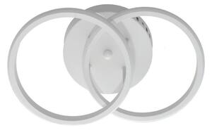 Lustră LED aplicată BARI LED/20W/230V albă