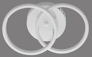 Lustră LED aplicată BARI LED/20W/230V albă