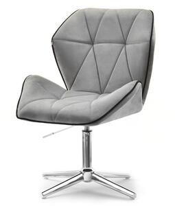 Z0ND0 Fotoliu Velma S (gri + crom). 1110460