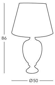 Lampă de masă DAUPHIN 1xE27/100W/230V Kolarz 780.71
