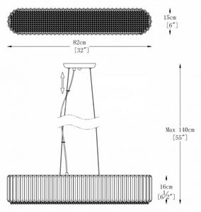 Lustră de cristal pe cablu PRINCE 6xG9/42W/230V Zuma Line P0360-06D-F4AC