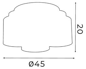Lustră aplicată FRODI 3xE27/60W/230V neagră