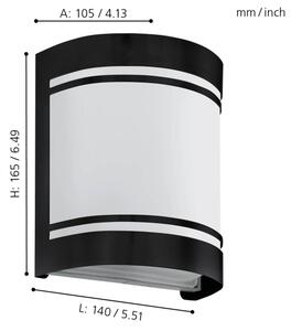 Aplică de exterior CERNO 1xE27/40W/230V IP44 Eglo 99565