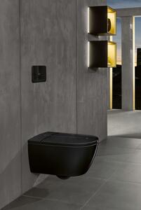 Villeroy & Boch ViClean toaletă cu spălare agăţat fără margine negru V0E100S0