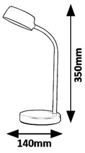 Rabalux 6780 - Lampă de masă LED BERRY LED/4,5W/230V