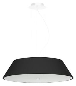 Lustră pe cablu VEGA 5xE27/60W/230V d. 60 cm neagră Sollux SL.0766