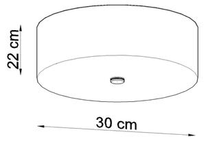 Plafonieră SKALA 3xE14/60W/230V d. 30 cm albă Sollux SL.0759