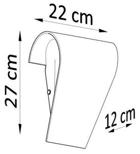 Aplică CLINO 1xE27/46W/230V Sollux SL.0863