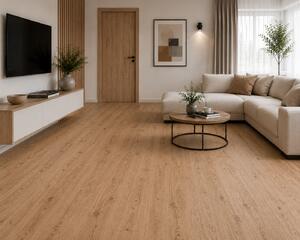 Parchet LVT 8089-3 Bej Aspect Lemn - Pardoseală Vinil 2 mm, Clasa Trafic 32. Super Pret 84.99 lei mp! 2.8 mp = 1 cutie ( 18 buc 15 x 1050 cm)